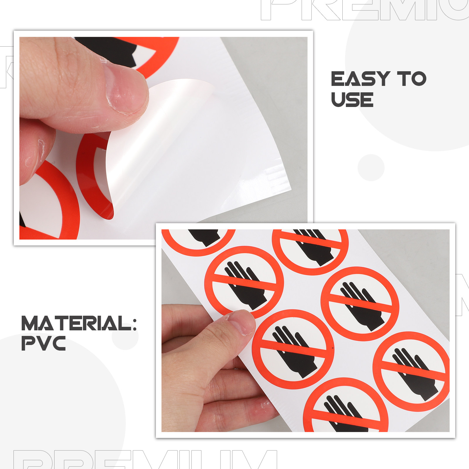 1Sheet Do Not Touch Warning De - Lab Equipment ulasan dan harga
