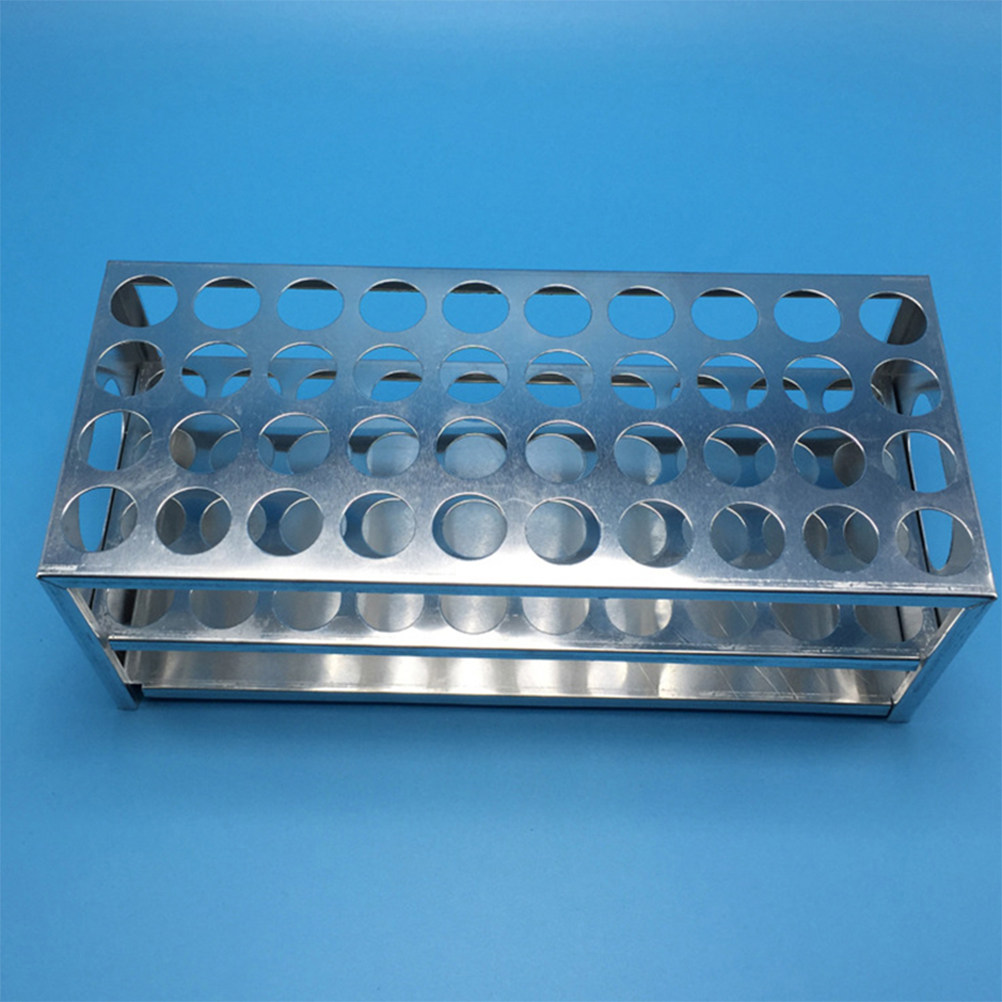 Aluminum Test Tube Rack 40-Hol - Lab Equipment ulasan dan harga