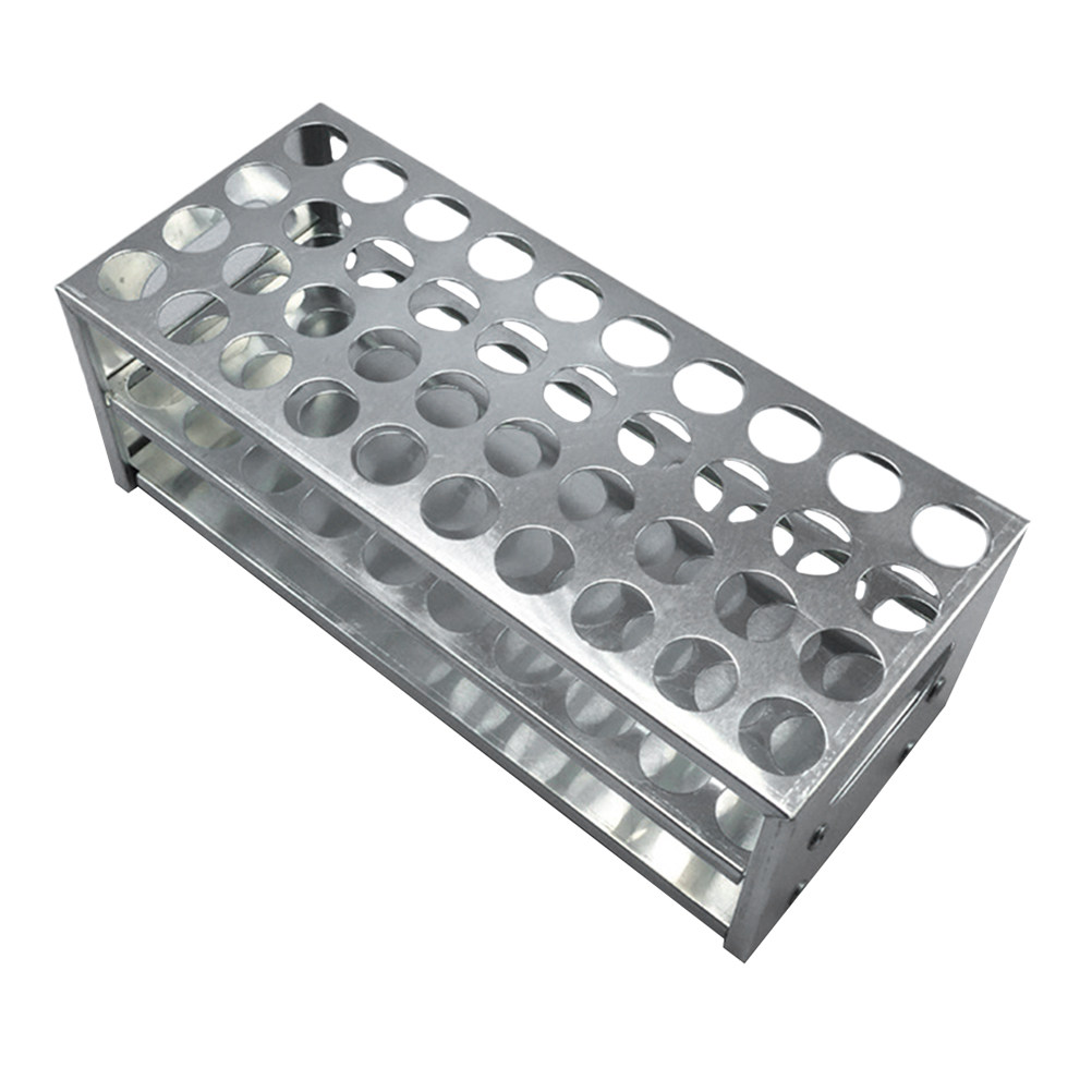 Aluminum Test Tube Rack 40-Hol - Lab Equipment ulasan dan harga