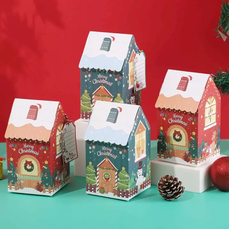 1-40PCS Gingerbread House Gift - Packaging ulasan dan harga